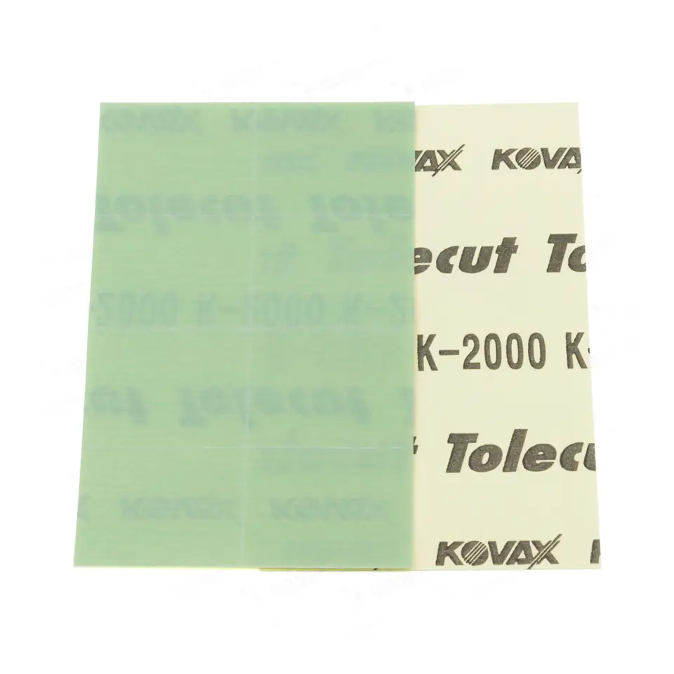 ⁨Kovax Tolecut K2000 Green 8x 29x35mm - papier ścierny do szlifowania na sucho⁩ w sklepie Wasserman.eu