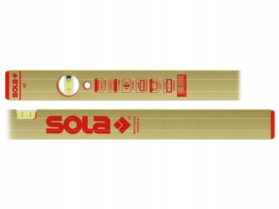 ⁨SOLA ALUMINUM SPIRIT LEVEL 40cm UP 40⁩ at Wasserman.eu