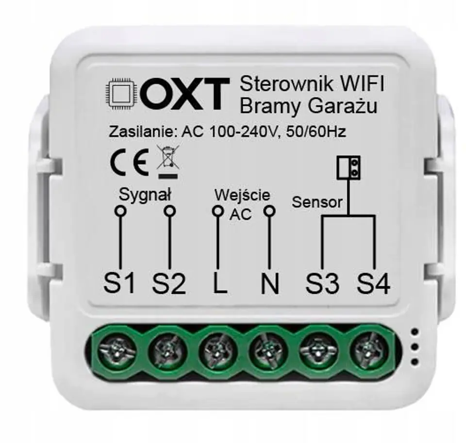 ⁨Moduł OXT z sensorem do bramy garażu WiFi TUYA⁩ w sklepie Wasserman.eu
