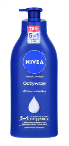 ⁨NIVEA Body Milk Odżywcze mleczko do ciała z pompką 625 ml⁩ w sklepie Wasserman.eu