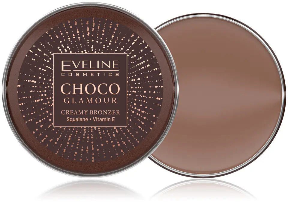 ⁨EVELINE Choco Glamour Bronzer do twarzy w kremie nr 02⁩ w sklepie Wasserman.eu