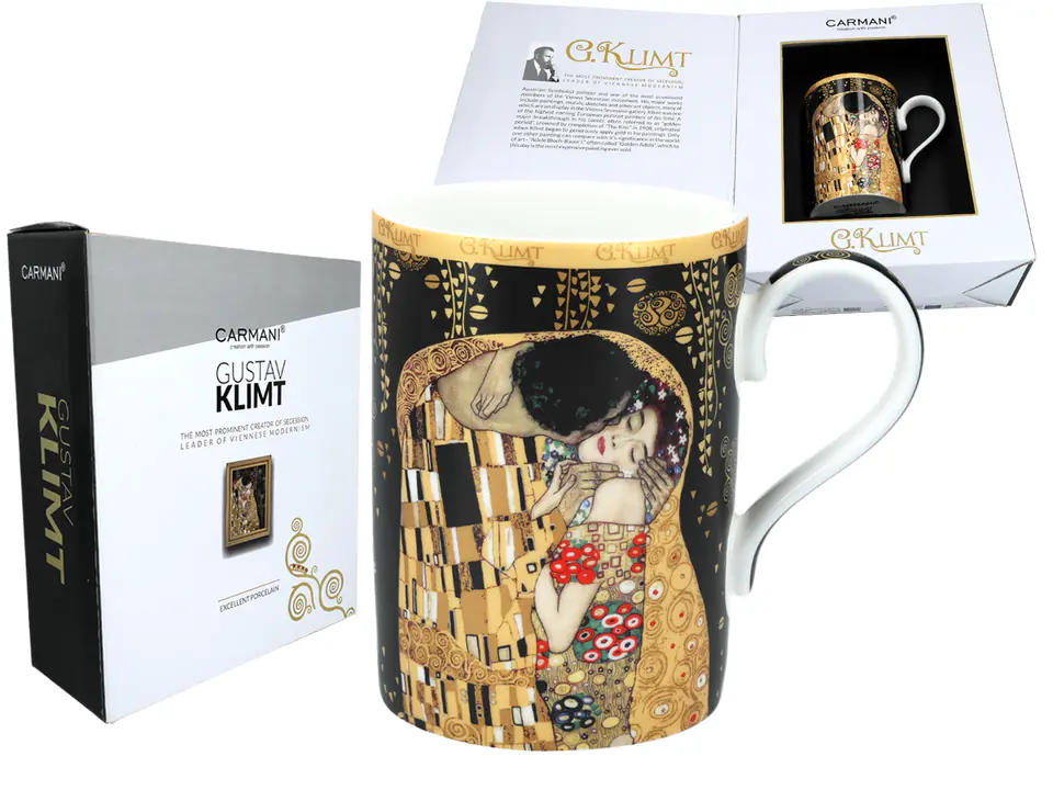 Kubek - G. Klimt, Pocałunek (CARMANI) w sklepie Wasserman.eu