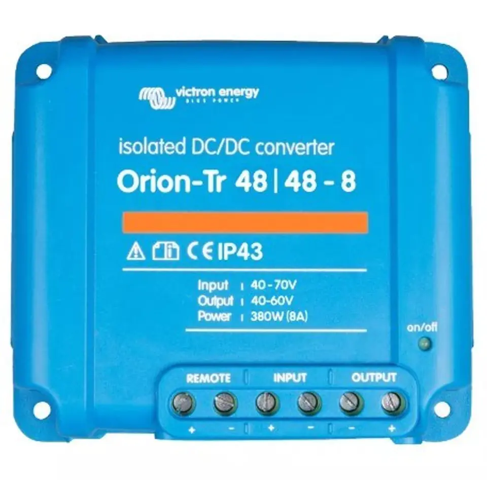 ⁨Victron Energy Orion-Tr 48/48-8A DC-DC converter/converter (380 W)⁩ at Wasserman.eu