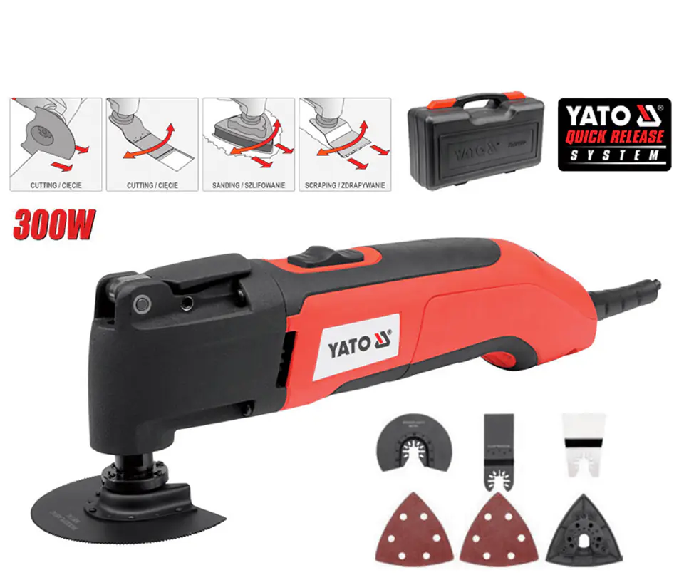 MULTIFUNCTIONAL OSCILLATING TOOL 300W at Wasserman.eu