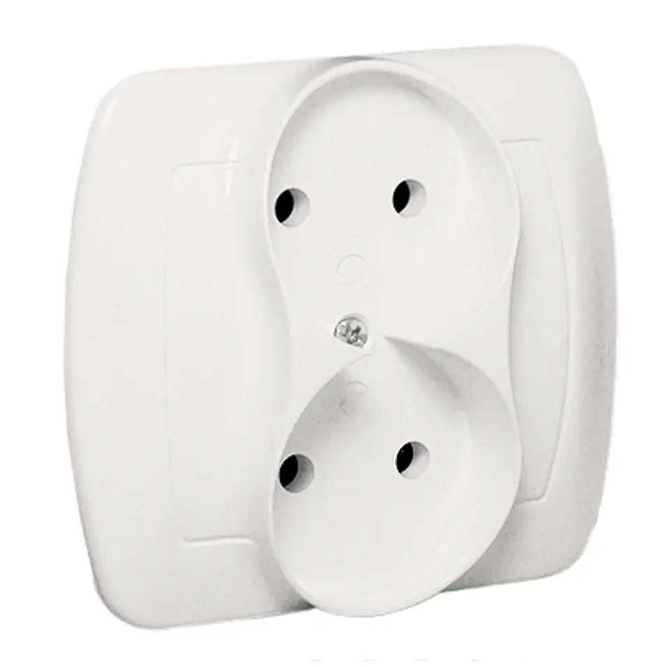 ⁨CHORD SOCKET 2X B/U WHITE⁩ at Wasserman.eu