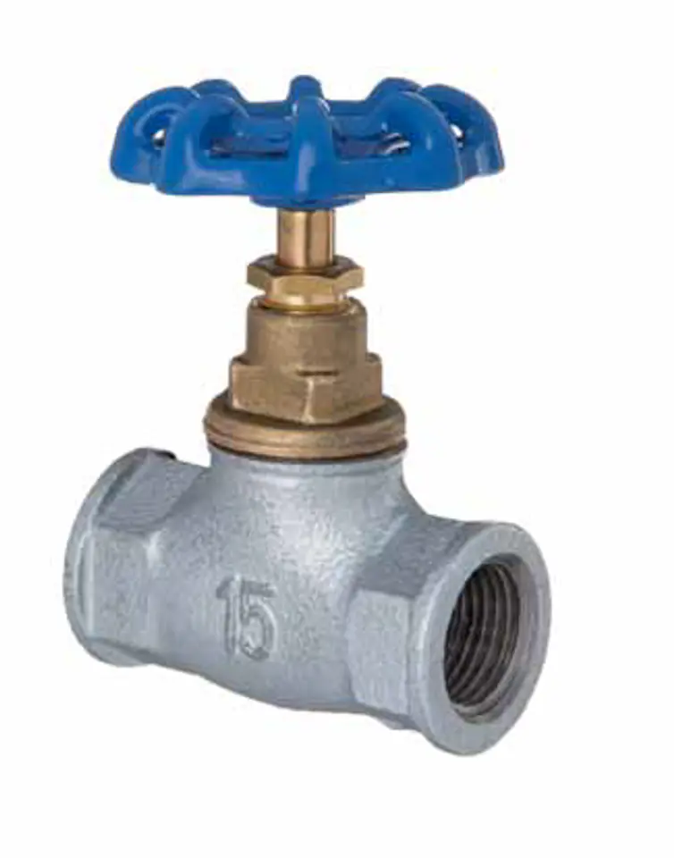 ⁨CAST IRON THROUGH VALVE 1/2'⁩ at Wasserman.eu