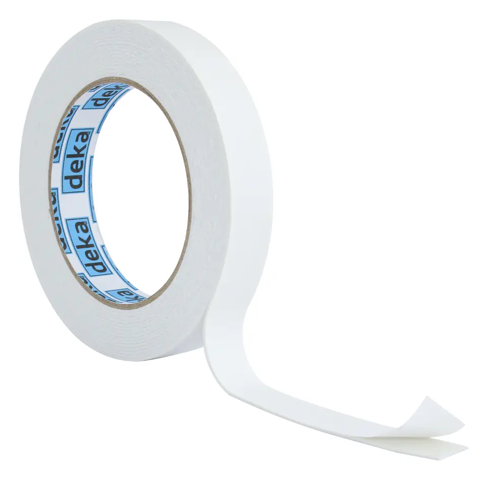 ⁨DOUBLE-SIDED FOAM TAPE BIANCA 19MM*5M⁩ at Wasserman.eu