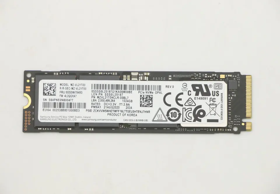 ⁨Lenovo 1TB M.2 2280 PCIe NVMe SSD⁩ w sklepie Wasserman.eu