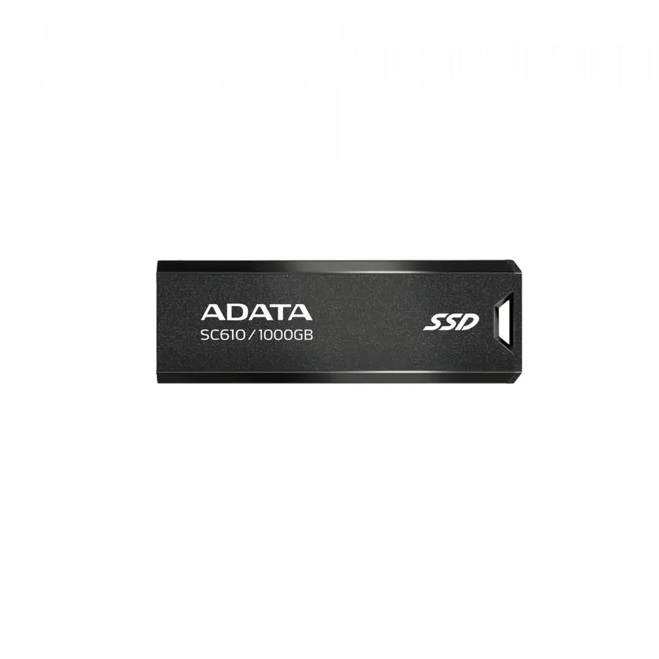 ⁨Adata SC610 1000GB SSD USB Czarny⁩ w sklepie Wasserman.eu