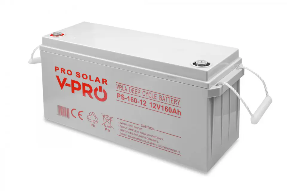 ⁨BATTERY VOLT POLSKA DEEP CYCLE VPRO SOLAR 12V 160AH VRLA MAINTENANCE-FREE⁩ at Wasserman.eu