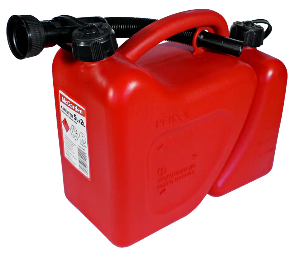 ⁨PLASTIC CANISTER FOR PETROL AND CHAIN OIL 5L+2L⁩ at Wasserman.eu