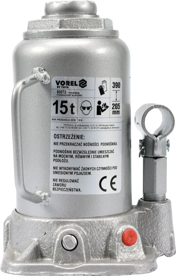 PODNOŚNIK HYDRAULICZNY SŁUPKOWY 10T w sklepie Wasserman.eu