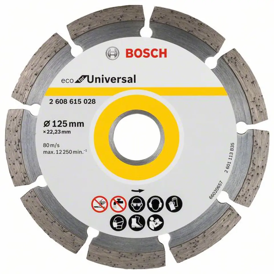 ⁨DIAMOND CONSTRUCTION BLADE ECO SEGMENT 125MM⁩ at Wasserman.eu