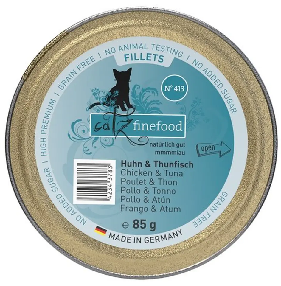 ⁨Catz Finefood Filety N.413 Kurczak/Tuńczyk tacka 85g⁩ w sklepie Wasserman.eu