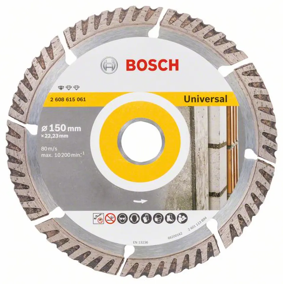 ⁨TARCZA DIAMENTOWA BUDOWLANA S4U 150MM⁩ w sklepie Wasserman.eu