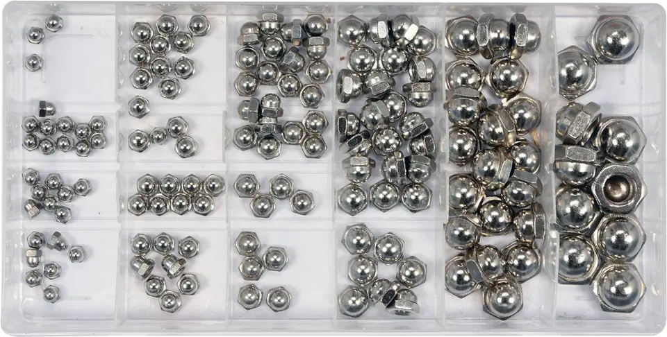 ⁨150 PCS METRIC CLOSED NUTS⁩ at Wasserman.eu