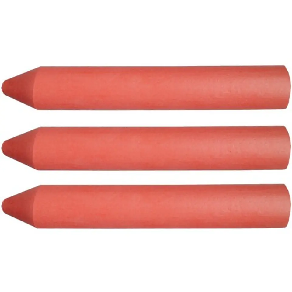 ⁨RED TECHNICAL CHALK 13*85 MM 3 PCS.⁩ at Wasserman.eu