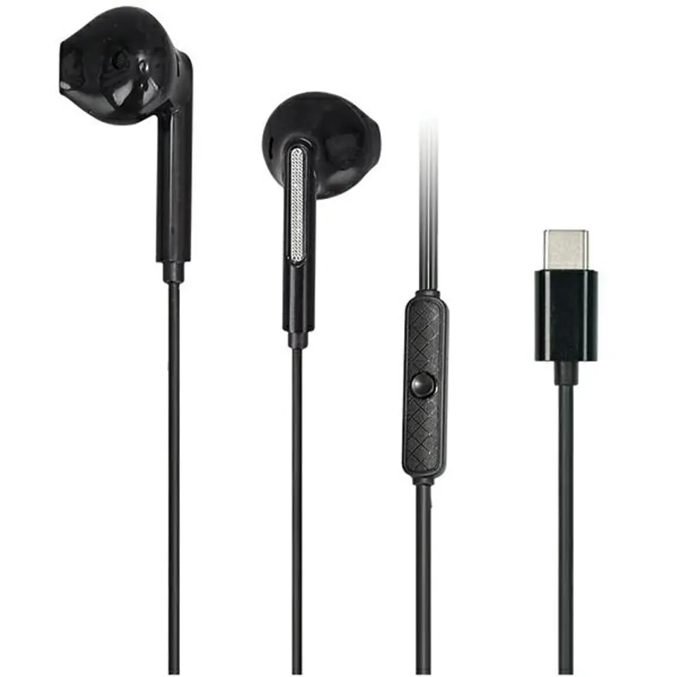 ⁨AWEI słuchawki stereo PC-7T USB-C 1.2m czarny/black⁩ w sklepie Wasserman.eu