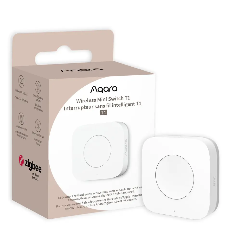 ⁨AQARA WIRELESS MINI SWITCH T1⁩ w sklepie Wasserman.eu