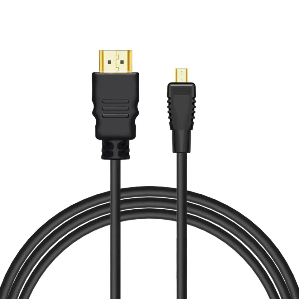 ⁨Savio CL-39 HDMI cable 1 m HDMI Type A (Standard) HDMI Type D (Micro) Black⁩ at Wasserman.eu