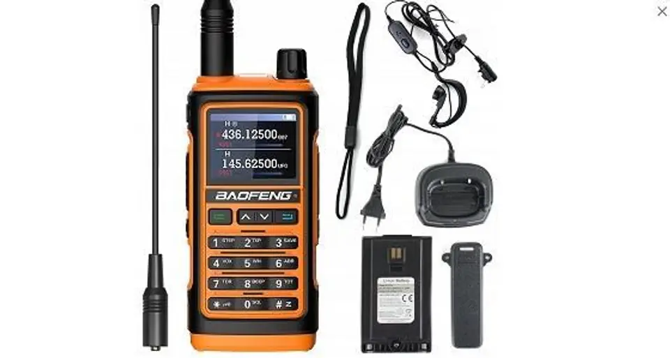 ⁨BAOFENG UV-17E WALKIE-TALKIE ORANGE⁩ at Wasserman.eu