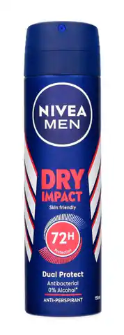 ⁨NIVEA DEO Spray męski DRY IMPACT 81602&new⁩ w sklepie Wasserman.eu