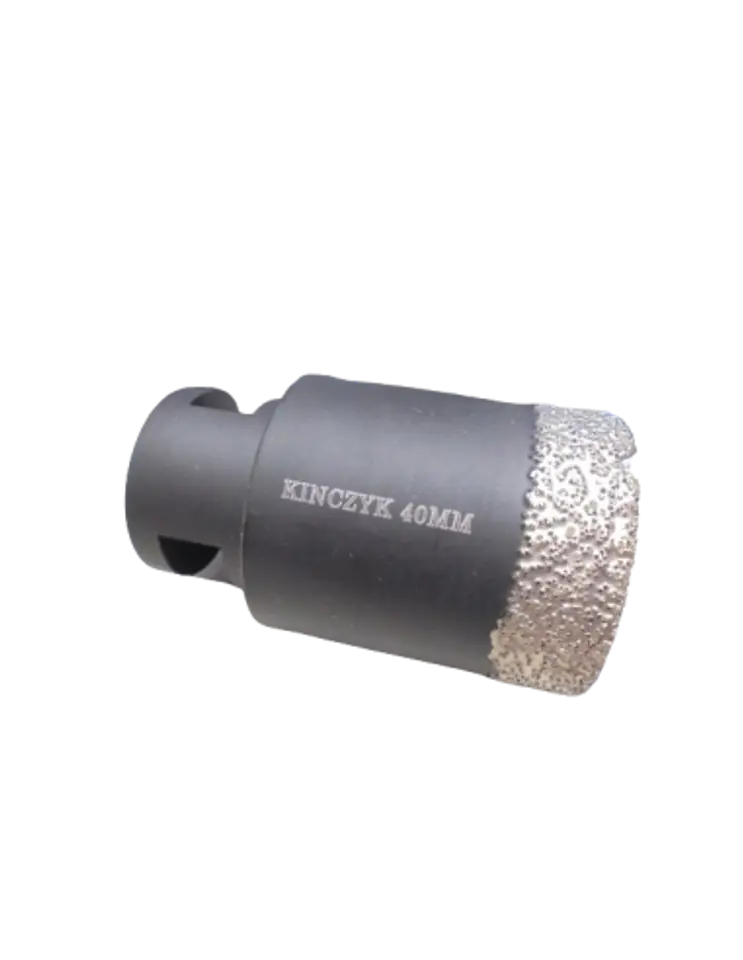 ⁨Otwornica do gresu ceramiki granitu Kinczyk fi 40mm M14⁩ w sklepie Wasserman.eu