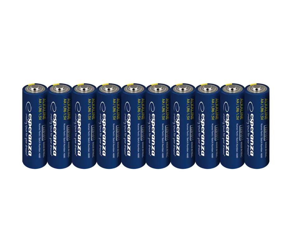 ⁨EZB112 Esperanza baterie alkaliczne aa 10szt zgrzewka zawieszana⁩ w sklepie Wasserman.eu
