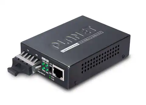⁨PLANET GT-802 network media converter 1000 Mbit/s 850 nm Black⁩ at Wasserman.eu