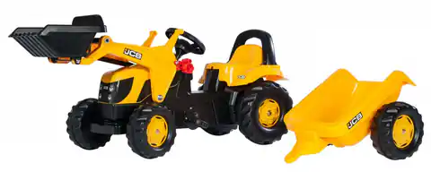⁨Rolly Toys rollyKid Traktor na pedały JCB z łyżką i przyczepą 2-5 Lat⁩ w sklepie Wasserman.eu