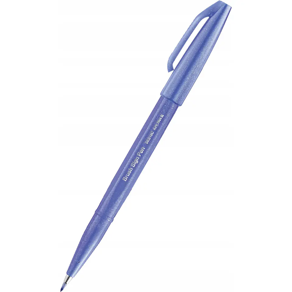 ⁨Pisak BRUSH SIGN PEN niebieskofioletowy SES15C-V2⁩ w sklepie Wasserman.eu