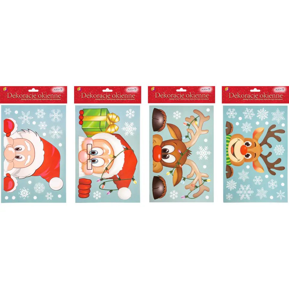 ⁨Witraż na okno elektrostatyczny 20x30cm Boże Narodzenie WB-33 ALIGA⁩ w sklepie Wasserman.eu