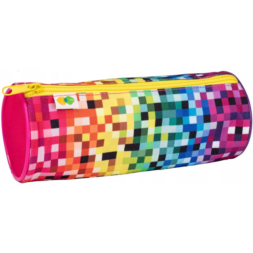 ⁨Piórnik saszetka PIXI rainbow tuba z jednym zamkiem HA 2211 0810-PI4 HAPPY COLOR⁩ w sklepie Wasserman.eu