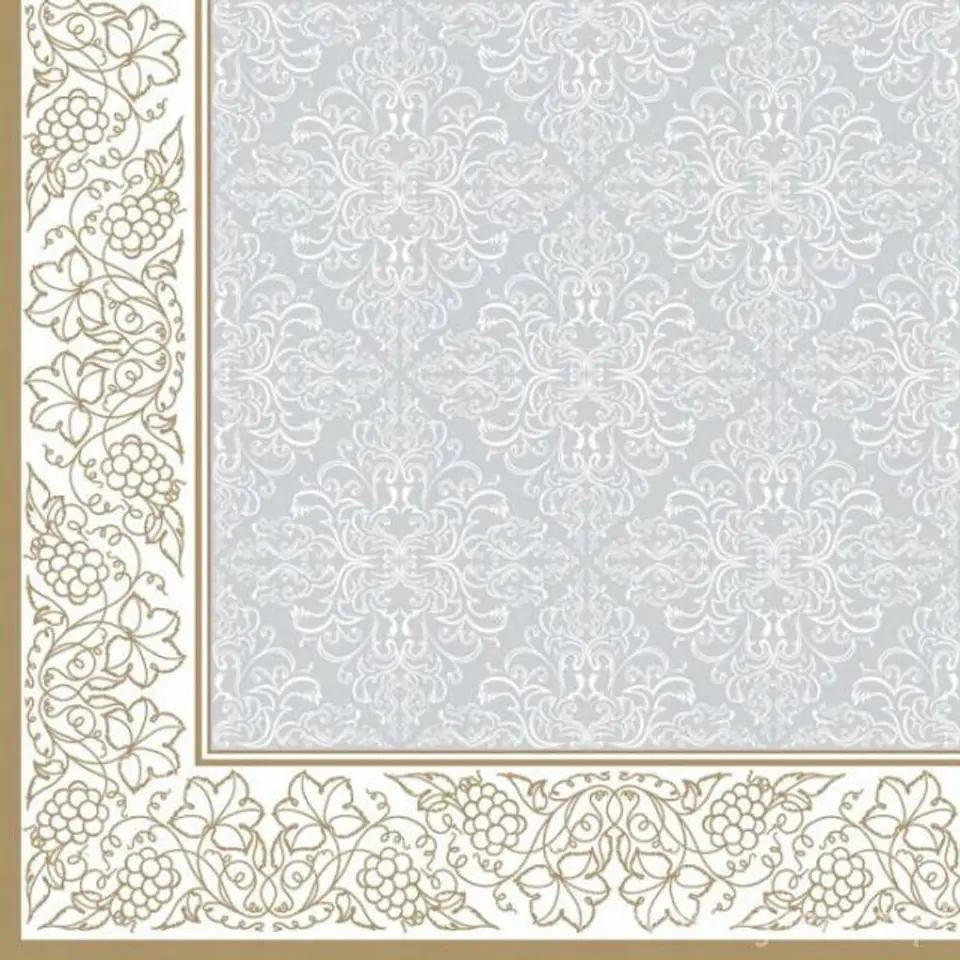⁨Serwetki dekoracyjne 33x33cm papierowe 20 sztuk na stół ozdobne KL-056 AHA⁩ w sklepie Wasserman.eu