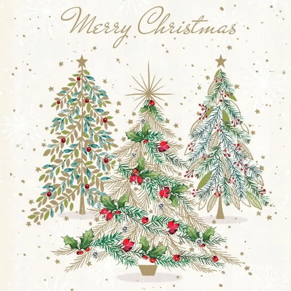 ⁨Serwetki świąteczne AHA 33x33cm BN-117⁩ w sklepie Wasserman.eu