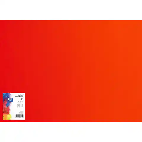 ⁨Karton kolorowy CREATINIO A1 160G (25 ark.) 28 czerwony 400149551 TOP 2000⁩ w sklepie Wasserman.eu