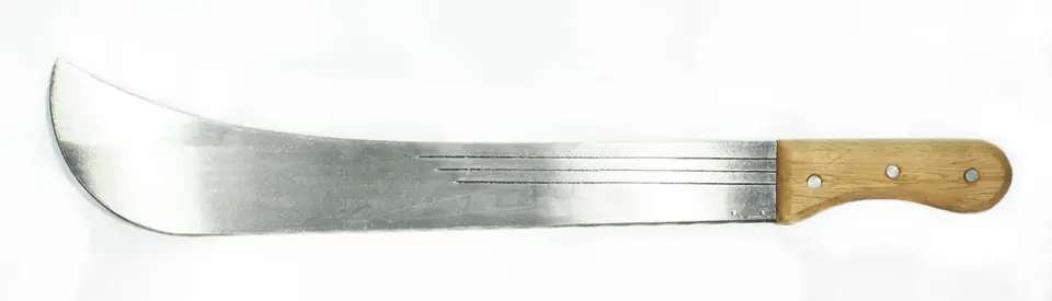 ⁨CLEAVER-MACHETE 500MM WITH WOODEN HANDLE⁩ at Wasserman.eu