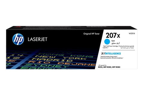 HP 207X High Yield Cyan Original LaserJet Toner Cartridge at Wasserman.eu