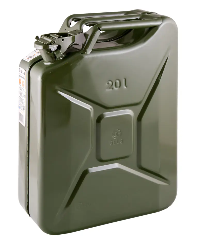 KANISTER STALOWY ZIELONY RAL 6003 20L w sklepie Wasserman.eu