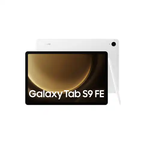 ⁨Samsung Galaxy Tab S9 FE S9 FE 128 GB 27.7 cm (10.9") Samsung Exynos 6 GB Wi-Fi 6 (802.11ax) Android 13 Silver⁩ at Wasserman.eu
