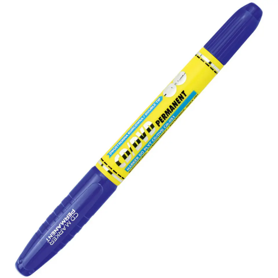 ⁨Marker dwustronny do CD CM-051 niebieski 160-2273 GRAND⁩ w sklepie Wasserman.eu