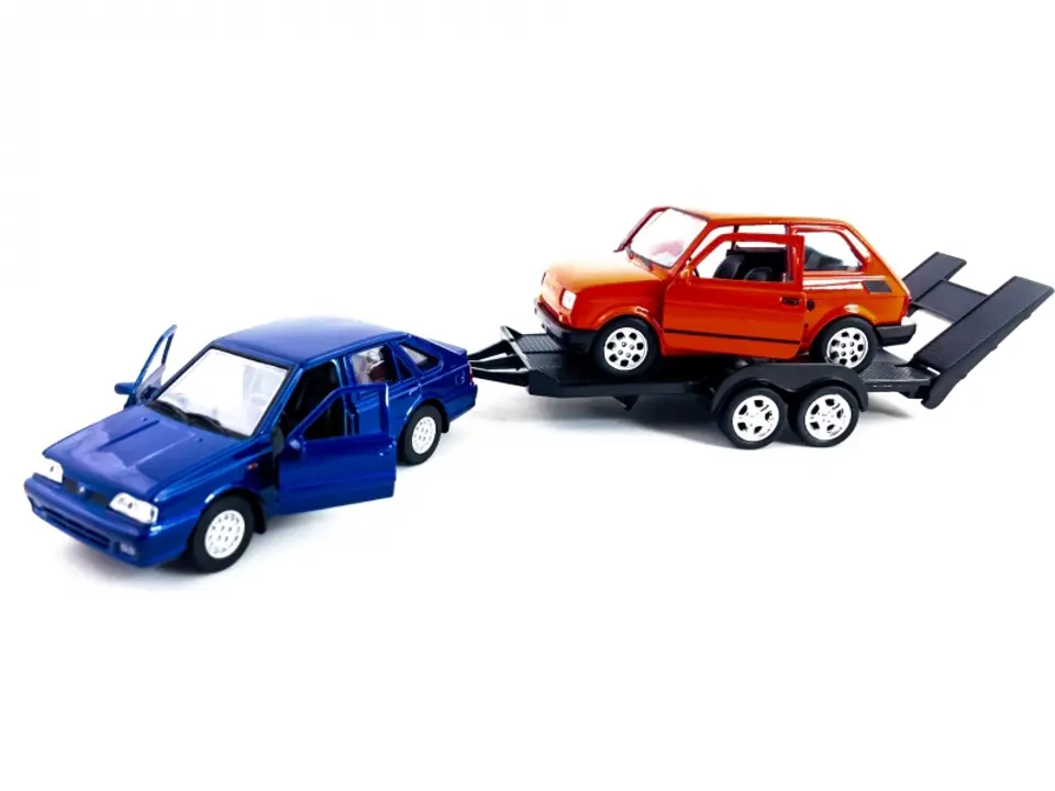 WELLY POLONEZ CARO FIAT 126P LAWETA SAMOCHODY 1:34-1:39 w sklepie Wasserman.eu