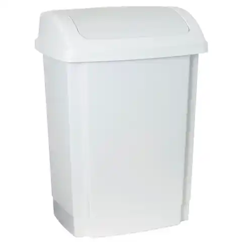⁨SWING WASTE CONTAINER 25L LID WHITE⁩ at Wasserman.eu