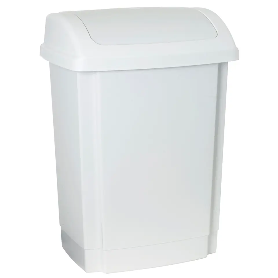 ⁨SWING WASTE CONTAINER 25L LID WHITE⁩ at Wasserman.eu