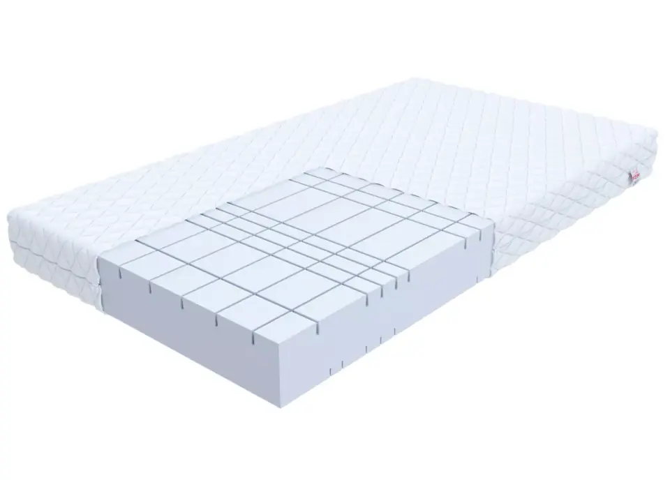 ⁨Materac piankowy GOYA pianka poliuretanowa - 100 x 200 - H4 twardy - 21 cm⁩ w sklepie Wasserman.eu