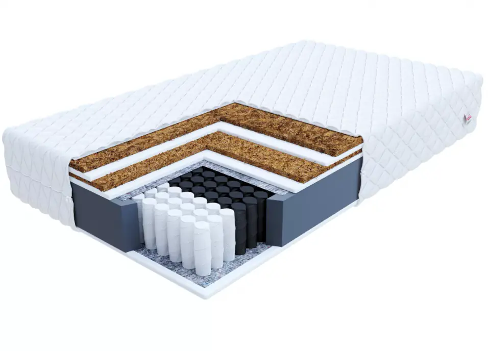 ⁨Materac kieszeniowy FAMILY MAX DOUBLE 2 x kokos - 100 x 200 - 26 cm⁩ w sklepie Wasserman.eu