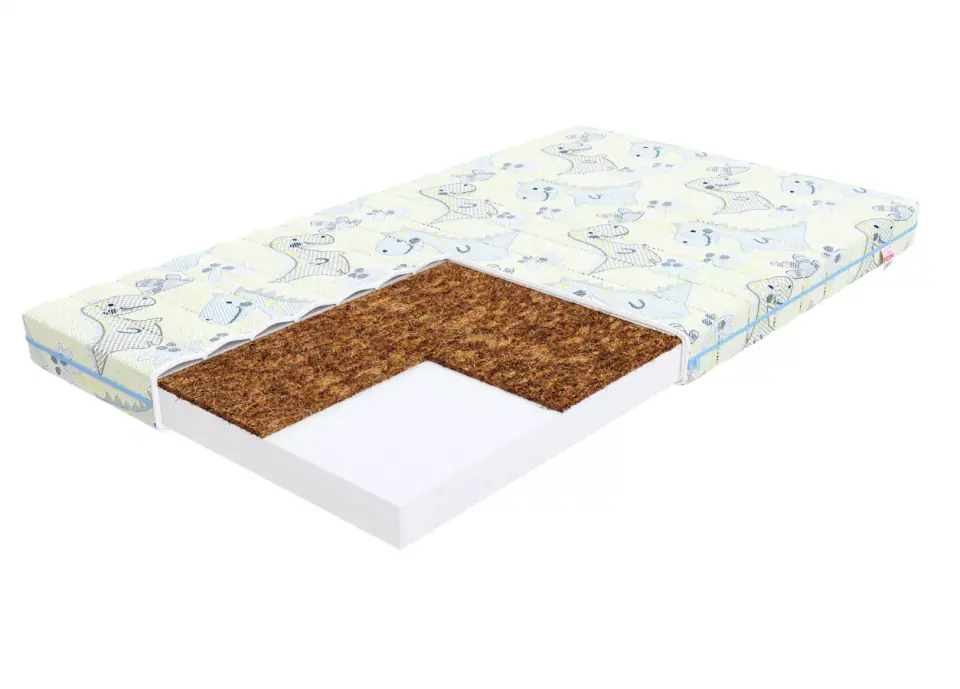 ⁨Materac piankowy CALM kokos - 80 x 160 - H4 twardy / H3 średnio twardy - 10 cm⁩ w sklepie Wasserman.eu