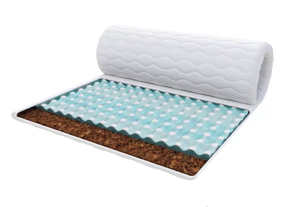 ⁨Nakładka na materac MALTA PIANKA KOKOS Twarda nakładka dla alergików - 130 x 200 - 5 cm⁩ w sklepie Wasserman.eu