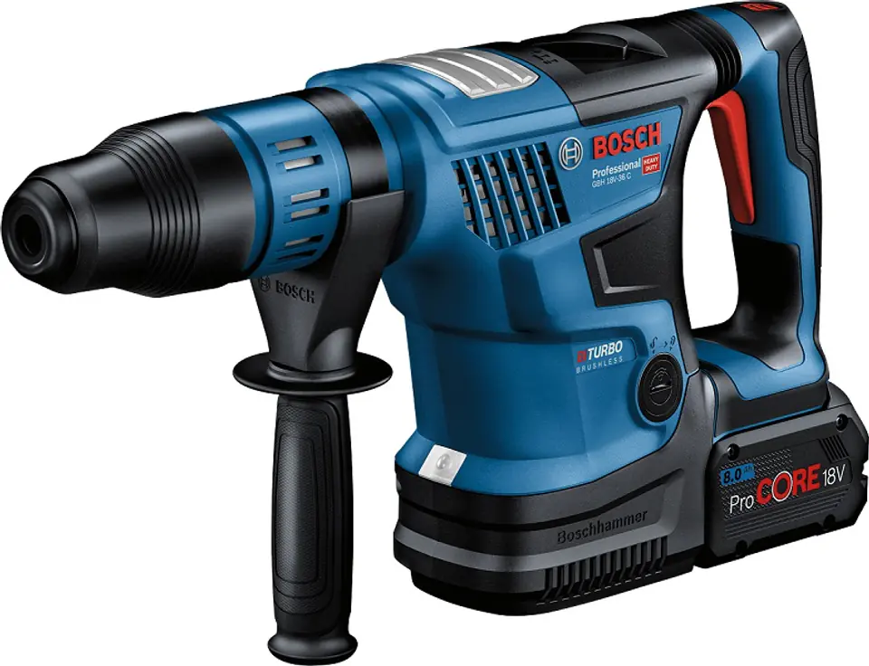 MŁOT UDAROWY OBROTOWY AKUMULATOROWY SDS MAX GBH 18V-36C 0*AH w sklepie Wasserman.eu