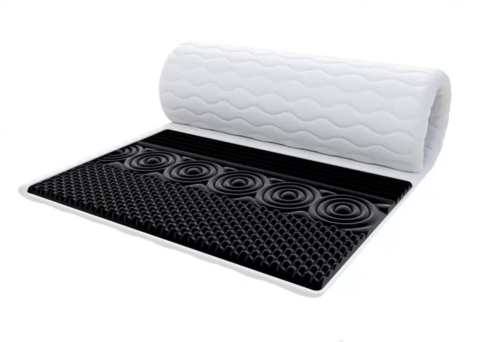 ⁨Nakładka na materac NERO - 80 x 200 - H3 średnio twardy - 8 cm⁩ w sklepie Wasserman.eu